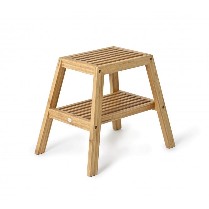 Wireworks Slatted Stool | Bamboo