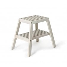 Slatted Stool | Oyster White