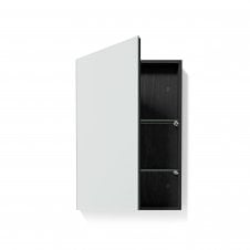 Slimfit Magnifier Bathroom Cabinet 600 | Dark Oak