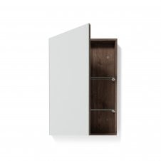 Slimfit Magnifier Bathroom Cabinet 600 | Walnut