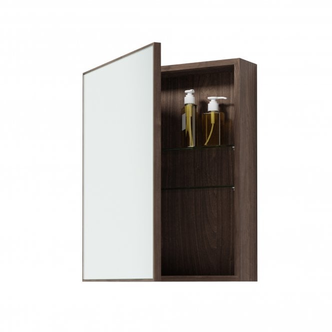 Wireworks Slimline Bathroom Cabinet 550 | Walnut