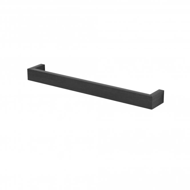 Wireworks Slimline Single Towel Rail | 60cm | Dark Oak