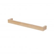 Slimline Single Towel Rail | 60cm | Oak