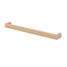 Slimline Single Towel Rail | 72cm | Oak