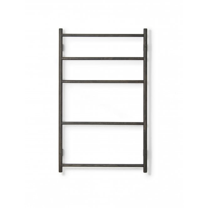 Wireworks Wallbar Towel Ladder | Dark Oak