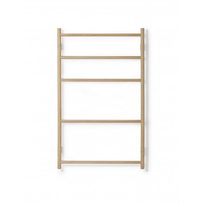 Wireworks Wallbar Towel Ladder | Oak