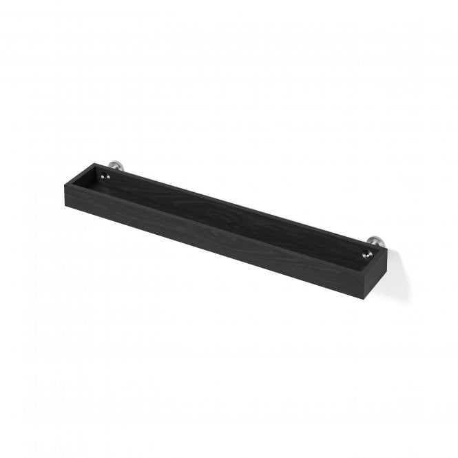 Wireworks Yoku 554 Bathroom Tray Shelf | Dark Oak