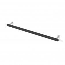 Yoku 680 Single Towel Rail | Dark Oak