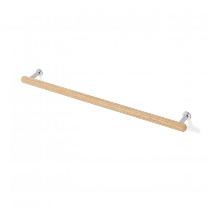 Wireworks Yoku 680 Single Towel Rail | Oak