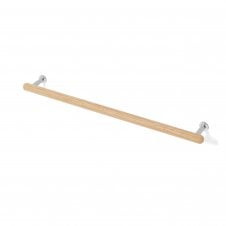 Yoku 680 Single Towel Rail | Oak