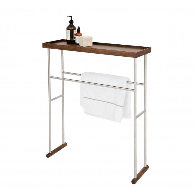 Wireworks Yoku Caddy Towel Rail | Walnut