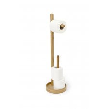 Yoku Freestanding Toilet Roll Holder | Bamboo