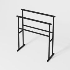 Yoku Freestanding Towel Rail | Dark Oak