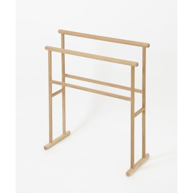 Wireworks Yoku Freestanding Towel Rail | Oak