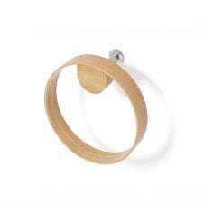 Yoku Ring Towel Holder | Oak