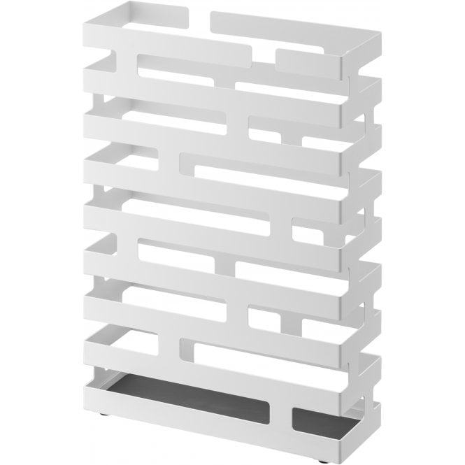 Yamazaki Brick Rectangular Umbrella Stand | White