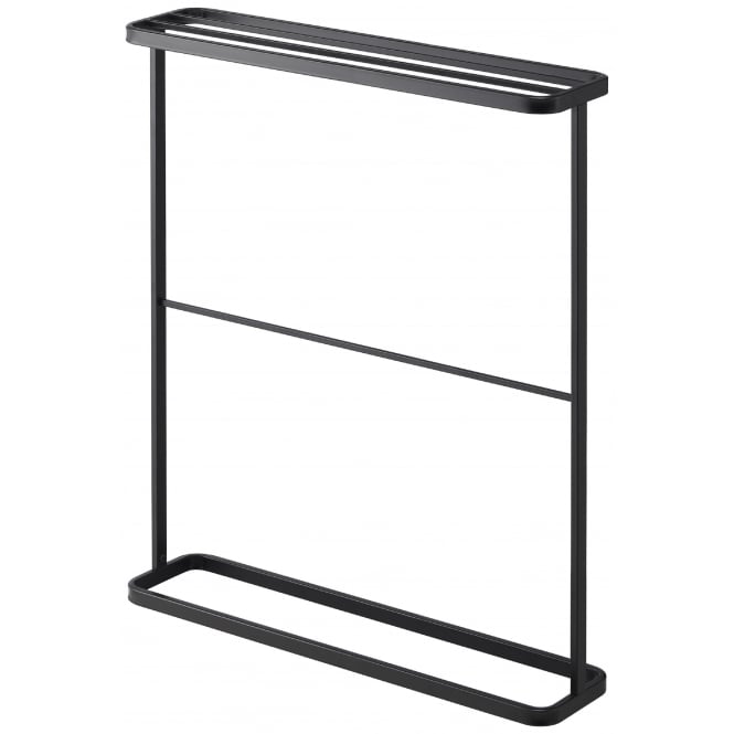Yamazaki Tower Bath Towel Hanger | Black