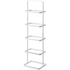 Tower Steel Shoe Rack | 5 Tier | White