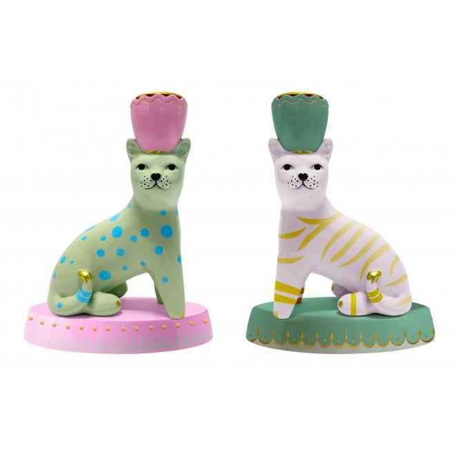 Yvonne Ellen Animal Candlestick Holder | Set of 2