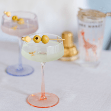 Bee Coupe Glasses | Set of 2