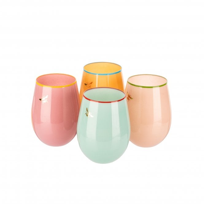 Yvonne Ellen Bee Glass Tumblers | Set of 4