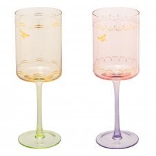Bee Wine Glasses | Set of 2
