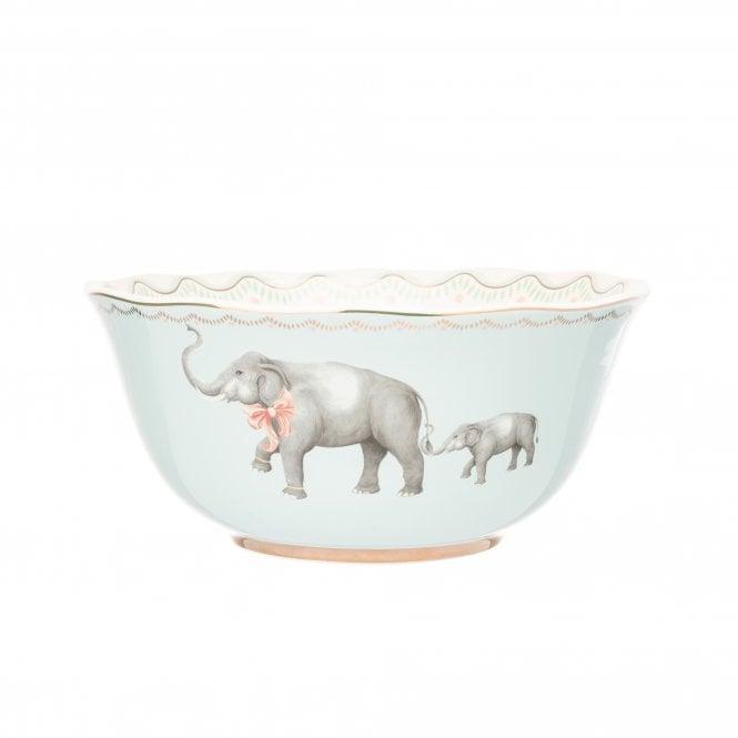 Yvonne Ellen Elephant Fine China Large Serving Bowl