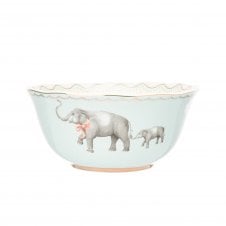 Elephant Fine China Large Serving Bowl