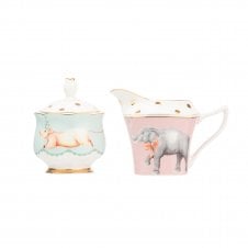 Elephant Milk Jug and Mouse Sugar Pot Set