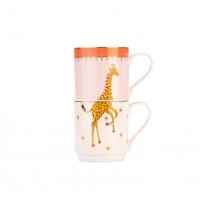 Giraffe Stacking Mugs | Set of 2
