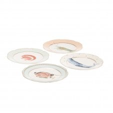 Under The Sea Fishy Tea Plates | Set of 4